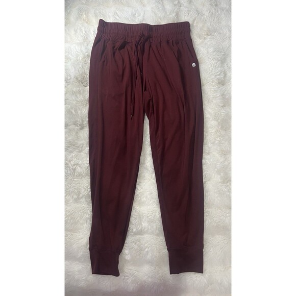 Senita Athletic Joggers Burgundy/Maroon Sz small - Picture 1 of 9